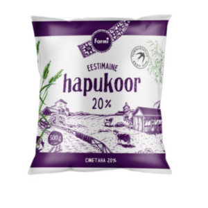 FARMI Hapukoor 20%, 500 g (kilepakend)