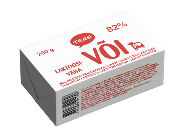 Tere laktoosivaba või 82% 200 g
