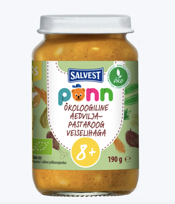 Põnn Öko Aedvilja-pastaroog veiselihaga