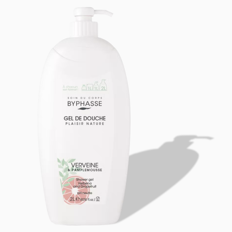 BYPHASSE Dušigeel Nature Verbena&Grapefruit 2l (pumbaga)
