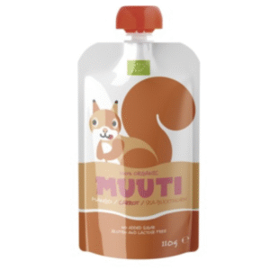 MUUTI Öko Mango-porgandi-astelpajupüree 110g