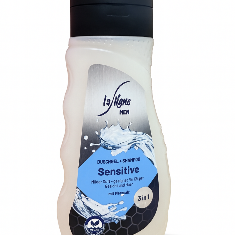 LA LIGNE 3 in 1 MEESTE  ŠAMPOON, DUŠIGEEL 300ml