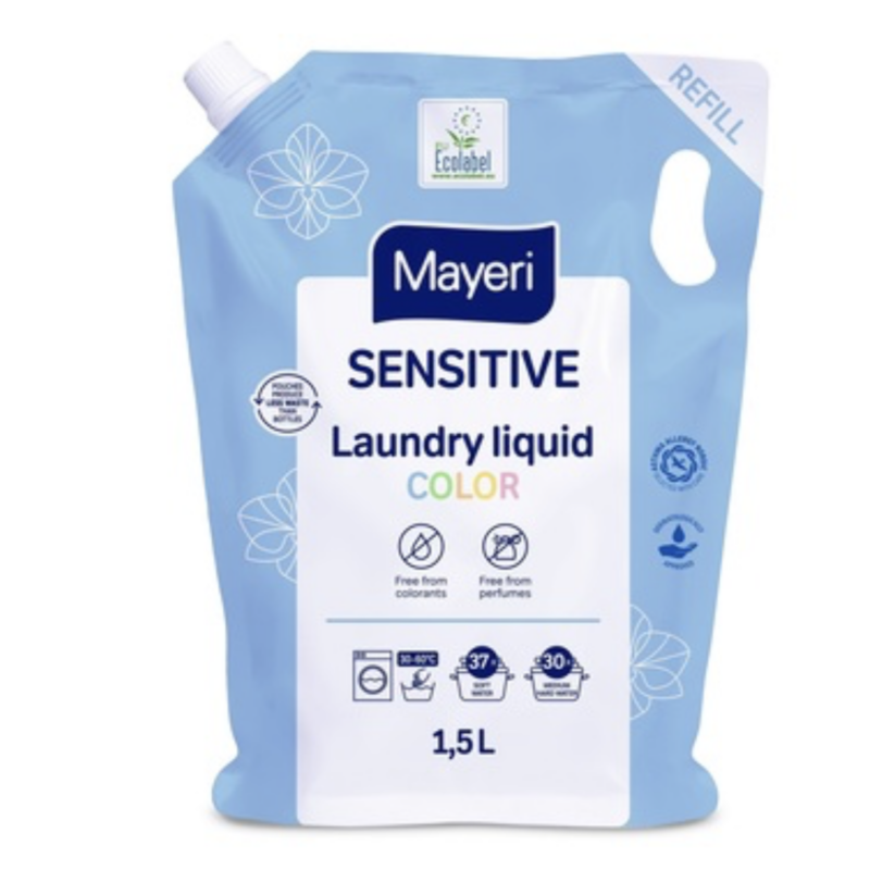 Pesugeel värvilisele pesule