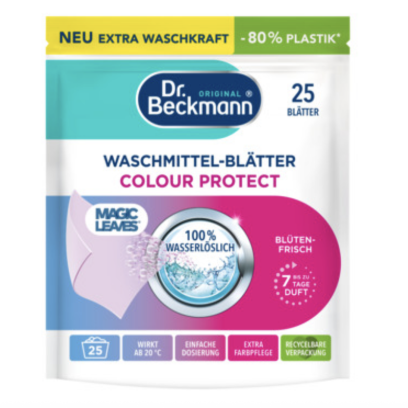 DR. BECKMANN Magic Leaves Pesuvahendi lehed Color 25tk