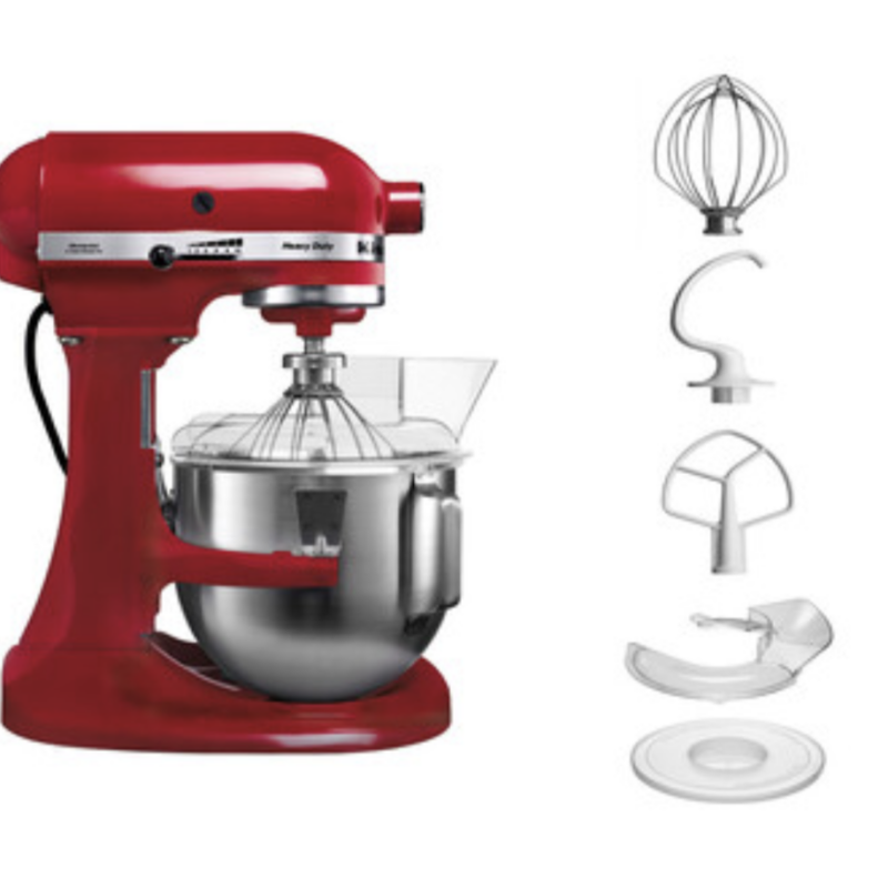 KitchenAid Mikser Heavy Duty 5,2L punane